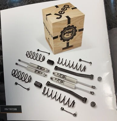 2018-26 4DR 3.6L Jeep Wrangler JL 77072395AC  2" Lift Kit  (Includes Wood Crate) Foto 1 de 4