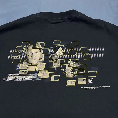 Camiseta Grande Azul WWF 2001 Sin Usar CHRIS JERICHO Y2J Auténtica Lucha Libre WWE Nos Foto 1 de 4