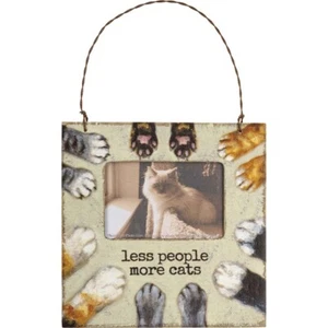 Primitives Mini Frame - Less People More Cats - Picture 1 of 2