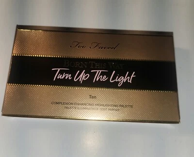 Too Faced Born This Way Turn Up The Light Highlighting Palette #TAN - NIB - Image 1 of 4