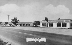 NC-Williamston, North Carolina View of the Southern Motel C1940's A40 - Picture 1 of 2