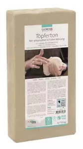 Argilla per ceramica bianca finemente refrattaria, 10 kg - Foto 1 di 1