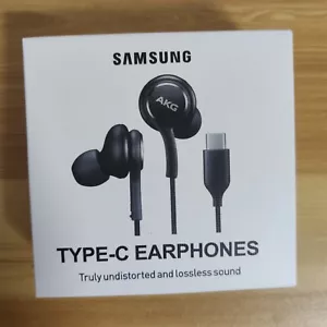Samsung Galaxy S10 Plus S22 S23 S24 Note10 AKG Headphones Earbuds Wired Mic NEW - Picture 1 of 7