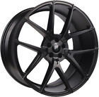 Alloy Wheels 20" River R9 Black Matt For Bentley Brooklands [Mk2] 08-11