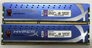 Kingston HYPERX 8GB 2x4GB 1600MHZ KHX1600C9D3K2/8G DIMM CL9 GAMING RAM 240pin - Picture 1 of 2