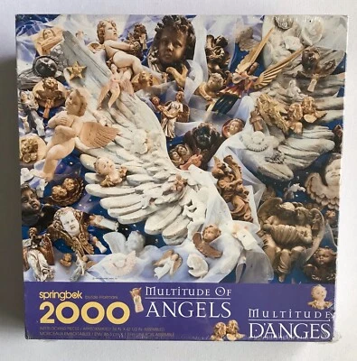 Case-Tete SPRINGBOK Multitude of Angels 34×42 IN 2000 Piece Jigsaw puzzle - Image 1 of 3