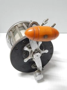 VINTAGE LARGE PENN LONG BEACH NO. 67 USA MADE METAL OCEAN FISHING REEL - Picture 1 of 6