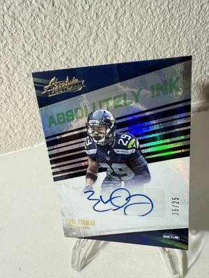 2016 Panini Absolute - Absolutely Ink Earl Thomas III #36 Gold /25 (AU) - Image 1 of 4