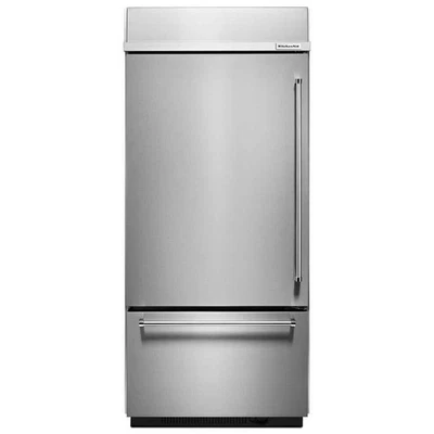 KitchenAid KBBL306ESS 20.9 Cu. Ft. Bottom-Freezer Refrigerator Stainless Steel - Image 1 of 4
