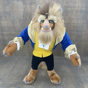Beauty And The Beast 1992 Disney Mattel Plush 15” Beast Stuffed Animal Plush - Imagen 1 de 8