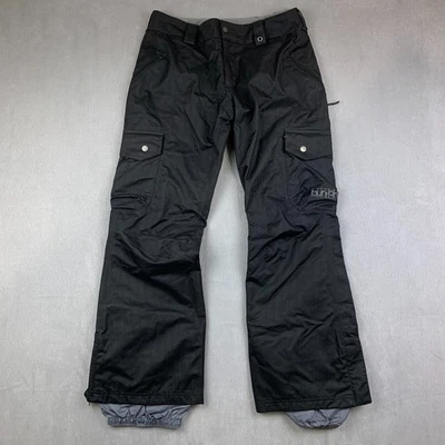 Pantalón de nieve Burton para mujer pequeño negro cargo pantalón de la suerte paseo en seco bootcut esquí snowboard Foto 1 de 4