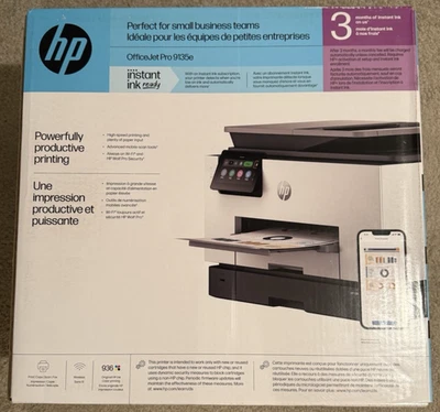 NOVA IMPRESSORA COLORIDA MULTIFUNCIONAL SEM FIO HP OFFICEJET PRO 9135e/scanner/copiadora/fax - Imagem 1 de 3