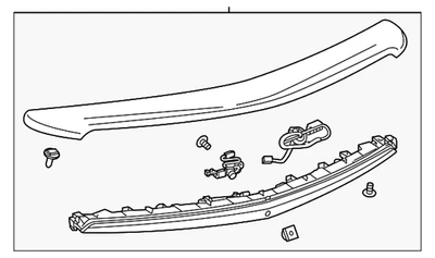 Genuine GM Spoiler Assembly 84609086 Foto 1 de 2