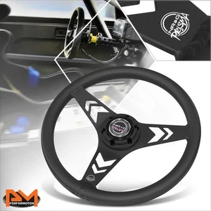 Volante de carreras NRG RST-070-BK 330 mm 1" plato aluminio negro con botón de bocina - Imagen 1 de 7