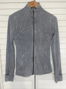 LULULEMON Woman's Long Sleeves Hole Thumb Full Zip Pockets Define Jacket Size 6 - Picture 1 of 9