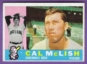 1960 Topps - #110 Cal McLish - Cincinnati Reds - Ex+ - Bild 1 von 2