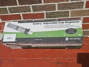 New SAN JAMAR Cup Dispenser Restaurant Adjustable To Fit 8 - 44 Oz Cups C6450C - Picture 1 of 11