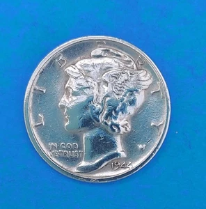SILBERMÜNZE USA 10 CENTS 1943 ⭐ MERCURY DIME 1943 - Bild 1 von 1