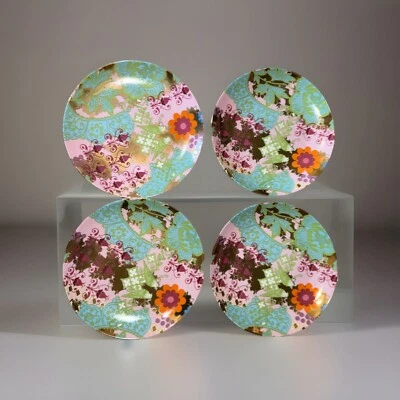 Juego de 8 platos de postre Rosanna Bowles “Spice” oro rosa con cajas originales 8” Foto 1 de 4