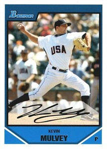 2007 Bowman Draft Future's Game Prospects #BDPP73 Kevin Mulvey RC New York Mets