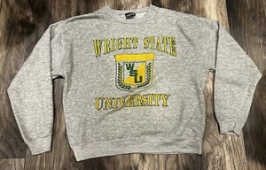 Sudadera De Colección Años 90 Wright State University Raiders Cuello Redondo Talla XL - Imagen 1 de 4