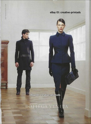 BOTTEGA VENETA ANNUNCIO STAMPA 1 PAGINA autunno 2012 AYMELINE VALADE Simon Van Meervenne