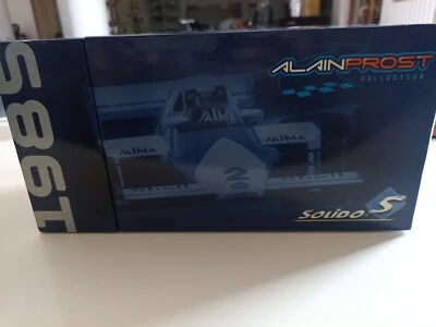 SOLIDO 1/18 ALAN PROST W. CHAMPION 1985 MCLAREN MP4/2B SOLO BOX RARE - Immagine 1 di 4