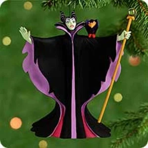 Ornamento Hallmark 2000 ~ Villanos de la Bella Durmiente #3 - Maléfica ~ QXD4001 NUEVO EN CAJA C - Imagen 1 de 1