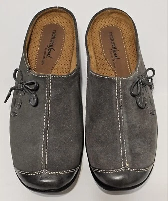 NUEVAS Mulas de Gamuza Gris Natural Soul FANNER de Naturalizer con Caja Talla 7M Foto 1 de 4