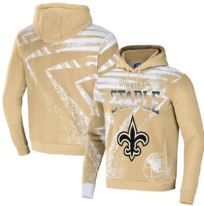 New Orleans Saints NFL x Staple All Over Print Pullover Hoodie Size Large - Picture 1 of 1