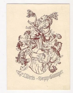 Ex Libris - Wappen - Sepp Gamper (14) - Imagen 1 de 1