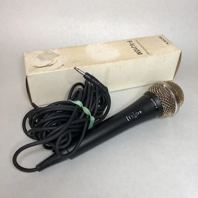Sony F-VJ10M Dynamic Cable Consumer Microphone With Box - Image 1 of 4
