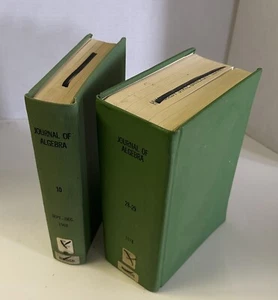 Lot of 2 Journal of Algebra Periodicals - Volumes 10, 28-29 - Academic Press - Imagen 1 de 15