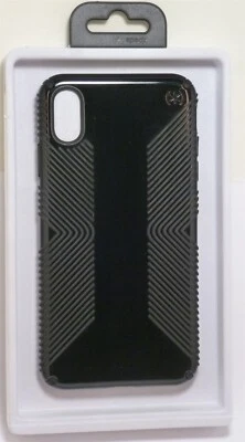 Speck - Funda Presidio GLOSSY GRIP para Apple iPhone XS Max - Negra Foto 1 de 4