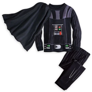 Star Wars Darth Vader Costume Pajama Set With Cape Boy Size 10 - Picture 1 of 2