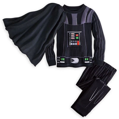 Conjunto de pijama fantasia Star Wars Darth Vader com capa menino tamanho 10 - Imagem 1 de 2