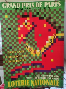 affiches loterie Nationale - GRAND PRIX DE PARIS - grand format - Bild 1 von 4