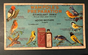 Early 1900's Vintage Ink Blotter with Birds Identification no. 6 - Picture 1 of 6
