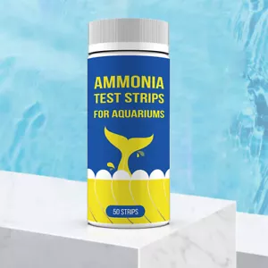 50pcs Water Quality Test Strips Ammonia Testing Paper Quick Aquarium Testing Kit - Picture 1 of 10