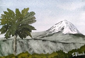 ORIGINAL AQUARELL - Auf der Insel Teneriffa, Kanarische Inseln - Picture 1 of 1