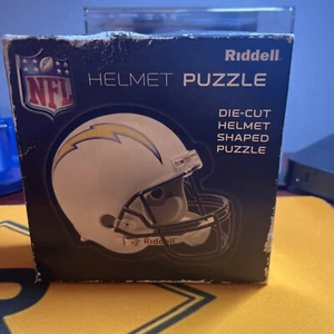 RIDDELL NFL DIE-CUT HELMET PUZZLE Sealed 100 pcs Los Angeles Chargers - Picture 1 of 7