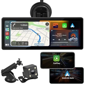 10.26'' Portable Bluetooth Touch Screen Car MP5 PlayerStereo with 4LED Camera - Picture 1 of 10