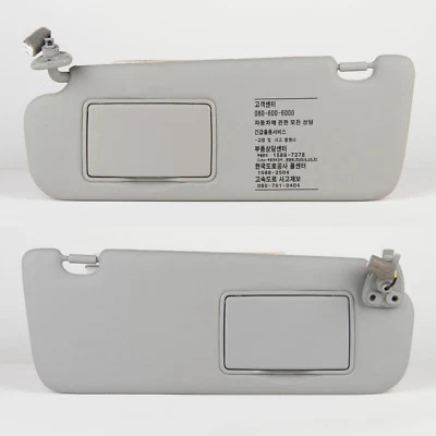 New Hyundai Sun Visor Set (L&R) Gray for 2006-10 Sonata 85201-3K400QS+ - Image 1 of 4