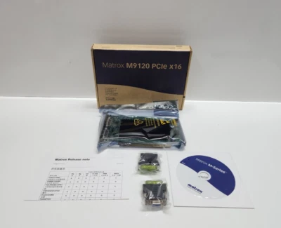 MATROX F7351-02 PCIE X16 MULTI-DISPLAY GRAPHIC CARD M1920-E512F REV A - Image 1 of 4