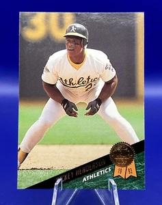 1993 Leaf RICKEY HENDERSON #291 HOF Oakland Athletics - Picture 1 of 2
