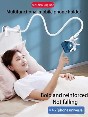 Universal Flexible Lazy Long Arm Mobile Holder Bed Mount Clamp | iPhon | Android - Image 1 of 4