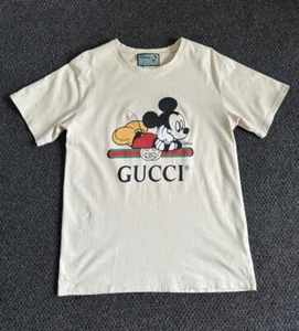 Gucci x Disney Mickey Ivory T-shirt Size M - Picture 1 of 8
