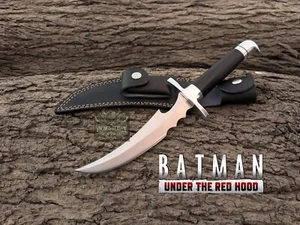 Handmade Replica Batman Knife With Sheath Under the Red Hood Anime Knife - Picture 1 of 8