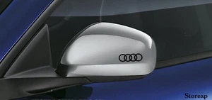3 ADESIVI per AUDI logo anelli per specchietti 10CM A1 A5 A6 Q3 Q5 Q7 TT Sline - Imagen 1 de 1