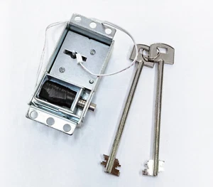 Repuesto de cerradura segura de solenoide electromagnético 2 llaves únicas de anulación - Imagen 1 de 4